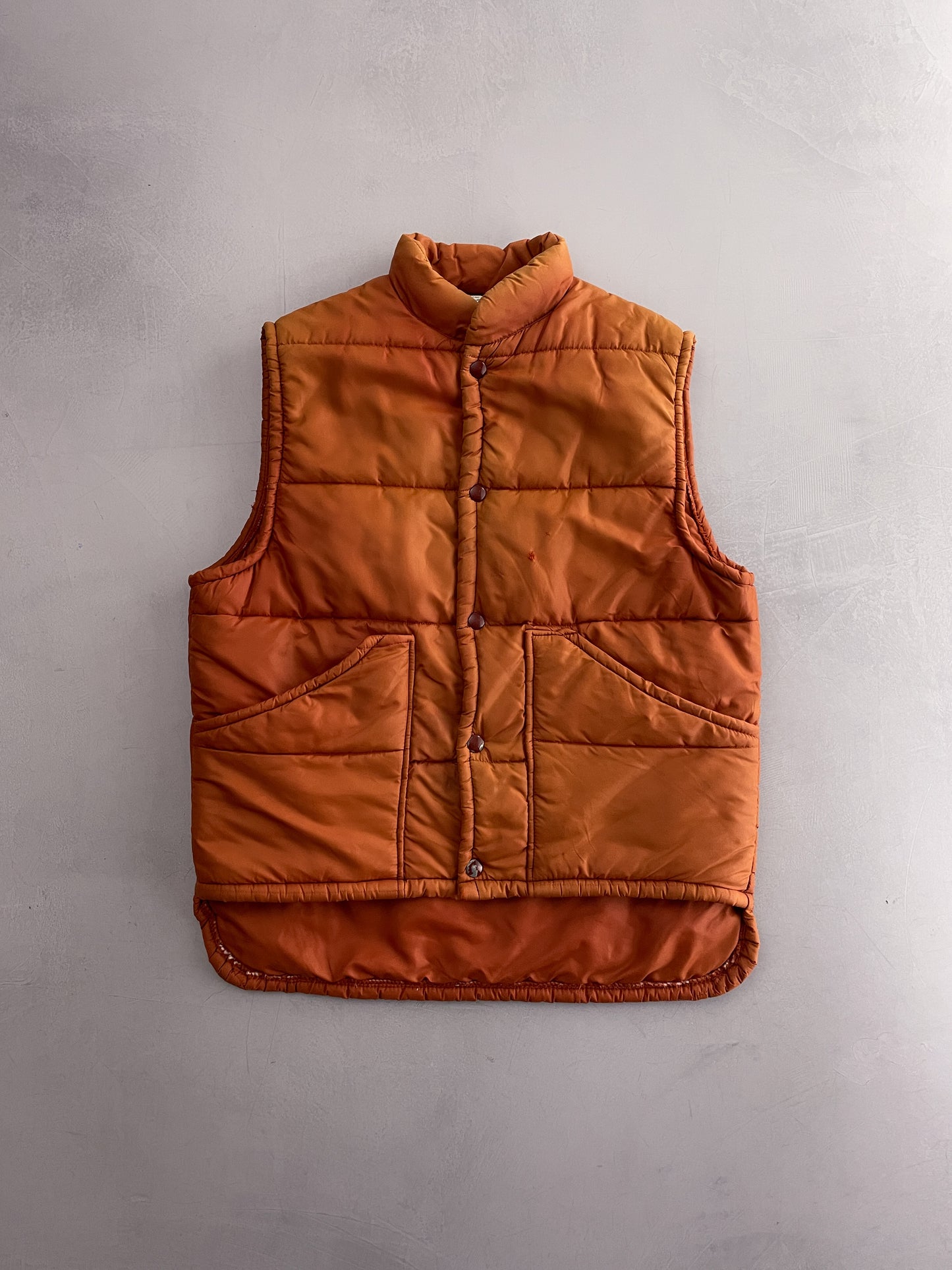 Sun-faded J.C.Penney Down Vest [S/M]