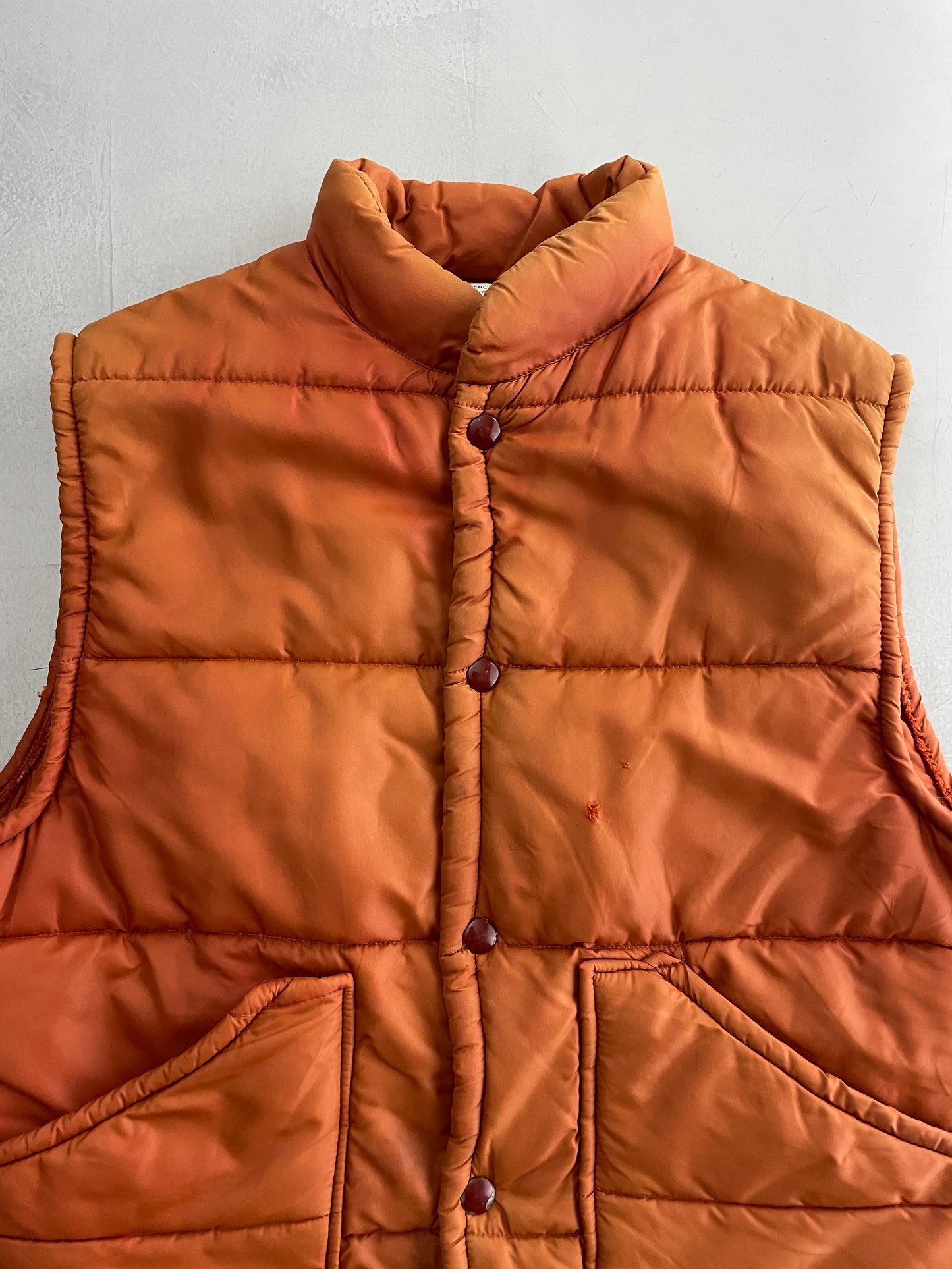 Sun-faded J.C.Penney Down Vest [S/M]