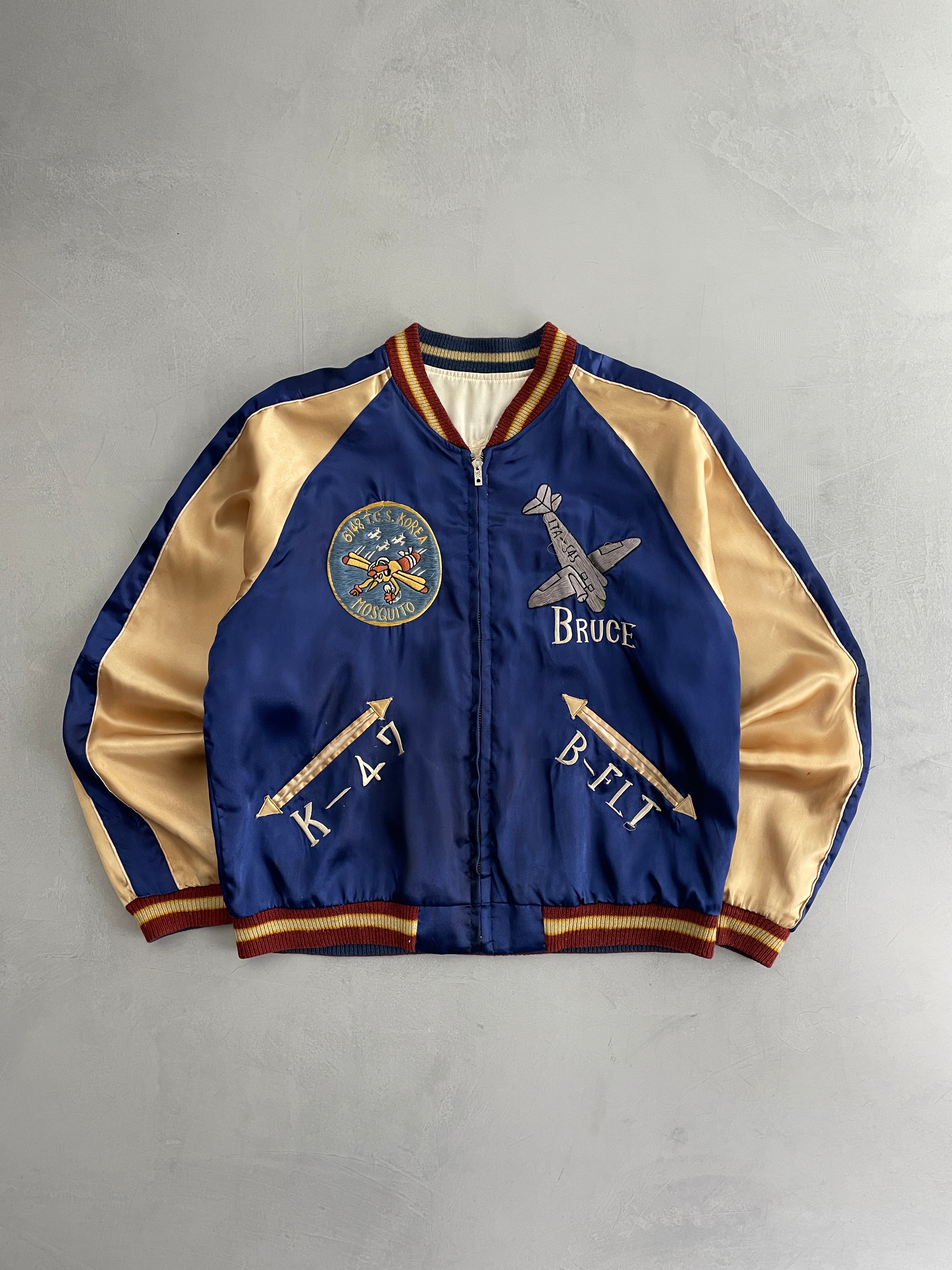 Tailor Toyo Airmens Mosquito Club Souvenir Jacket [M] – The