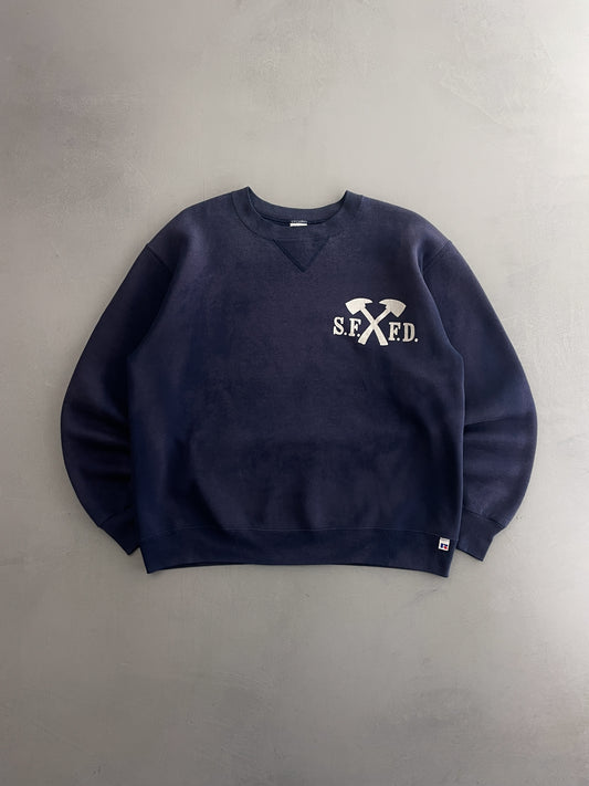Faded Made in USA Russel S.F.F.D. Sweatshirt [M]