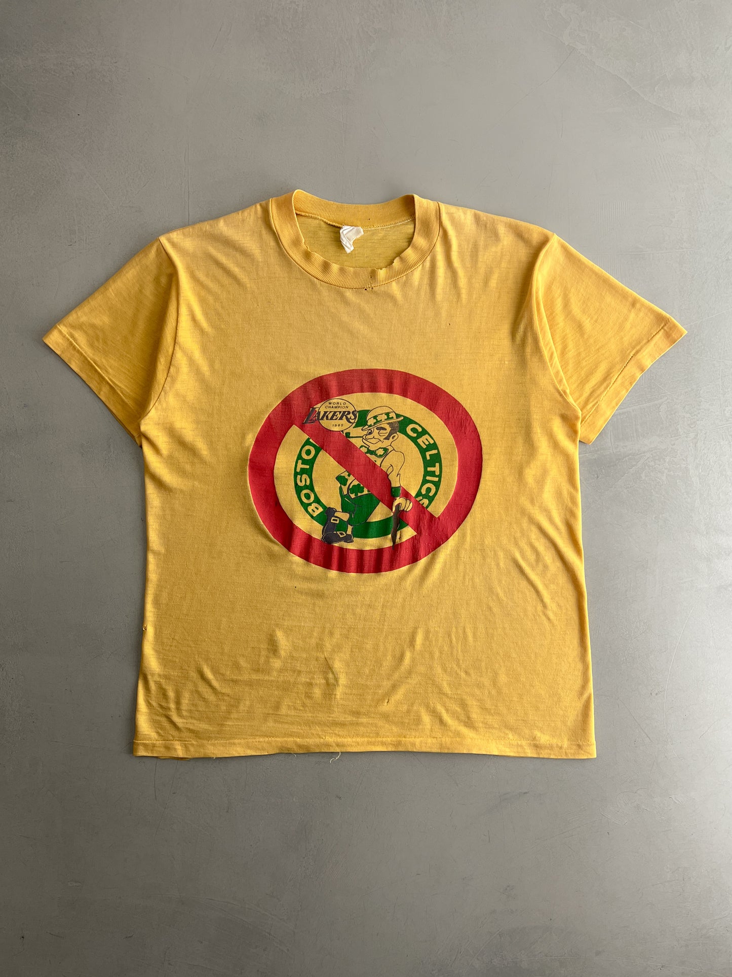 Faded 80's Lakers/Celtic Rivals Tee [L]