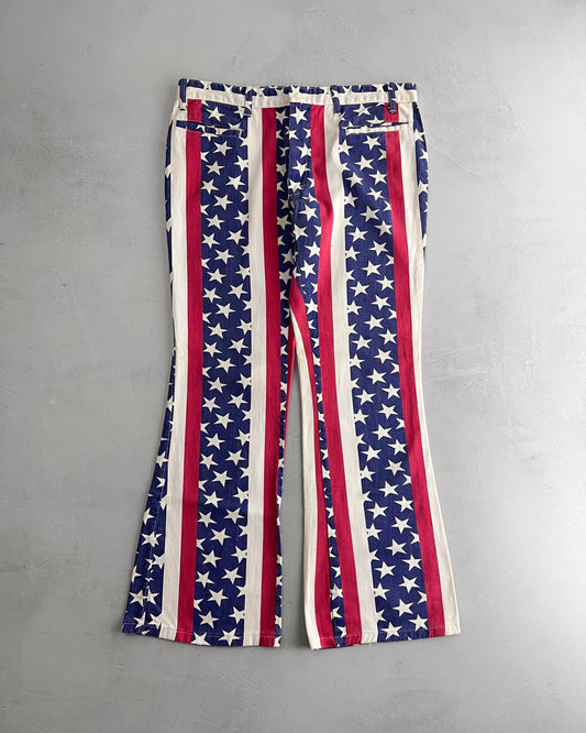 70's American Flag Flares [38"]