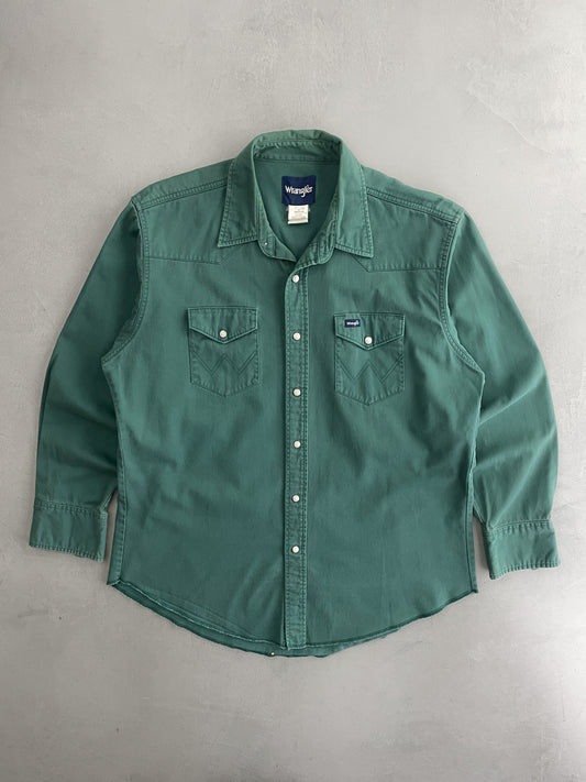 Faded Wrangler Work Shirt [XL]