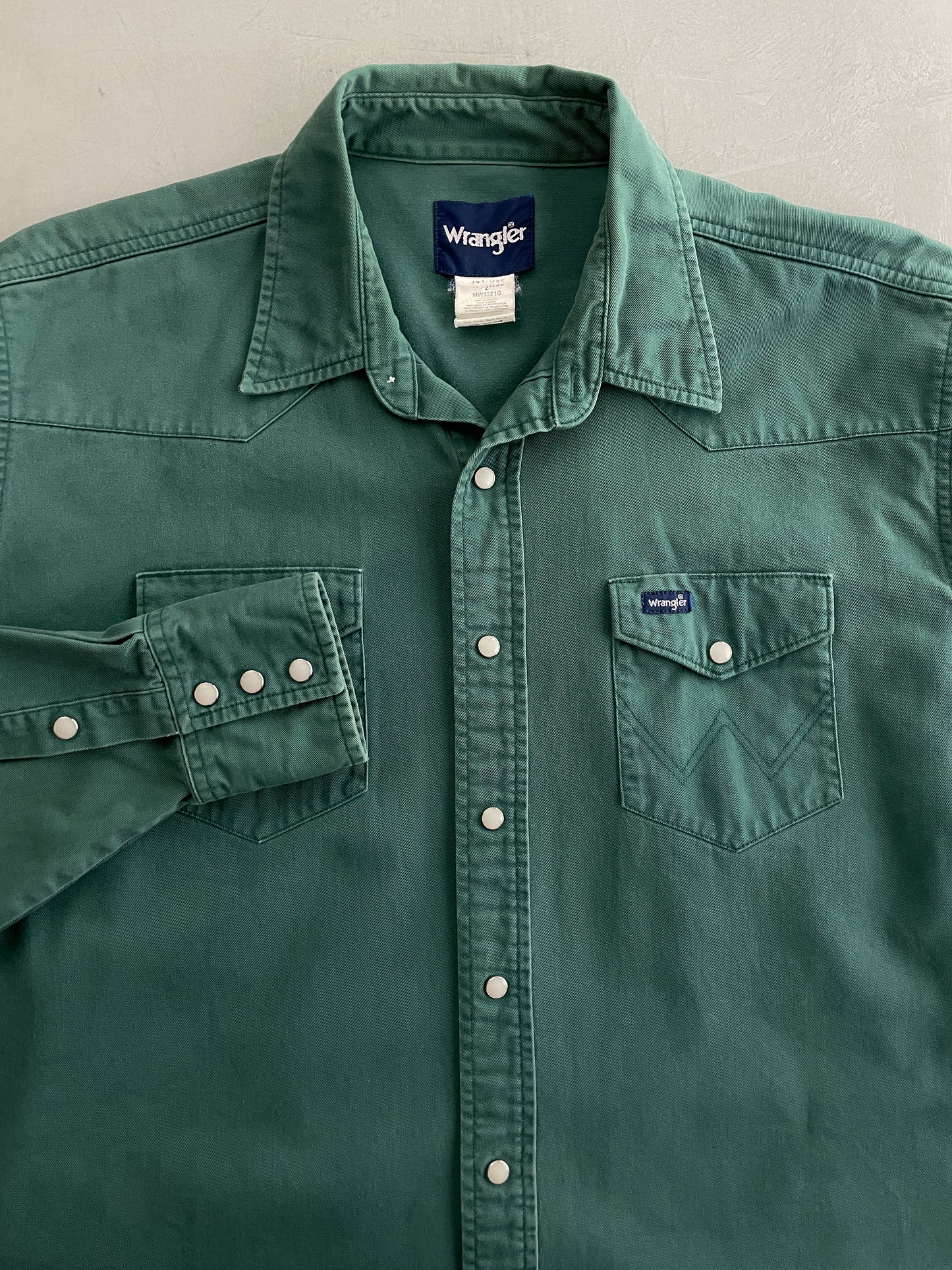 Faded Wrangler Work Shirt [XL]