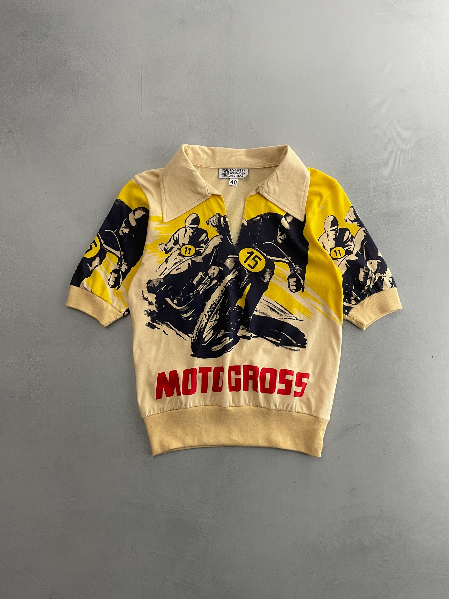 Deadstock 70's Motor-Cross Shirt [S]