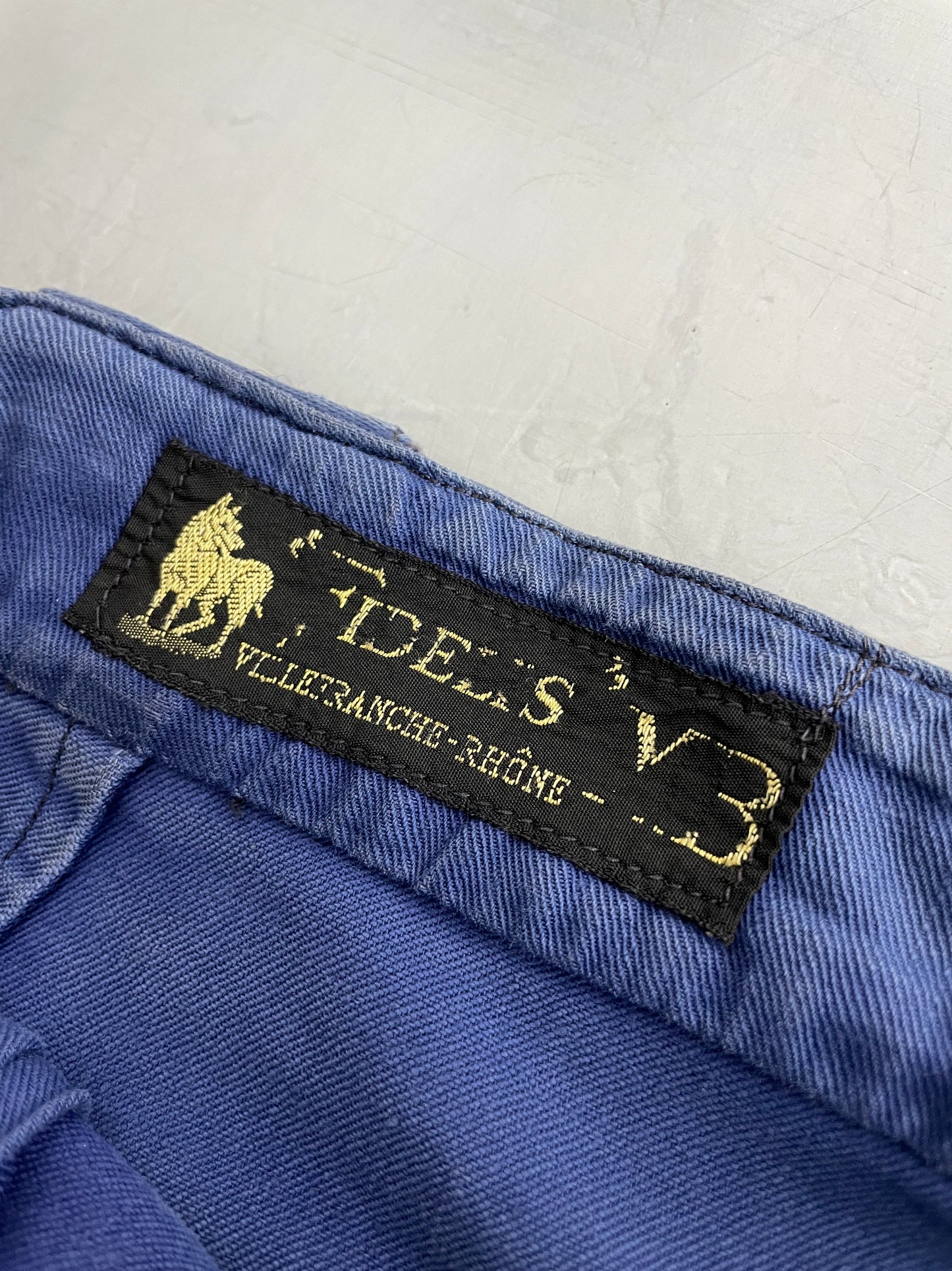 50's French Moleskin French Work Pants [34"]