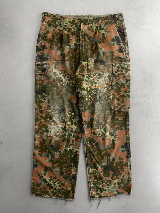 1990's German Fleck Camo Pants [35"]