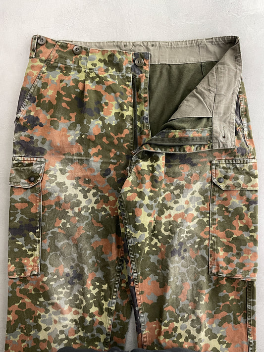 1990's German Fleck Camo Pants [35"]