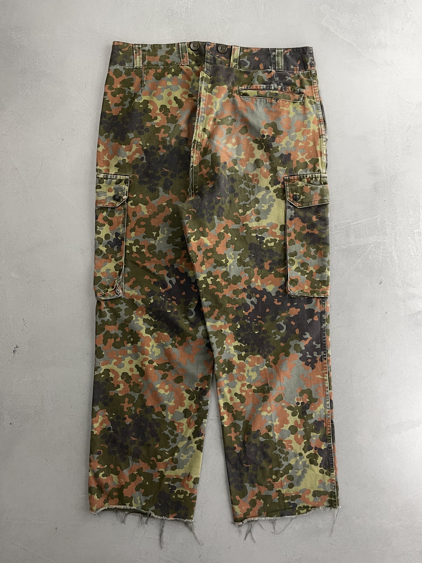 1990's German Fleck Camo Pants [35"]