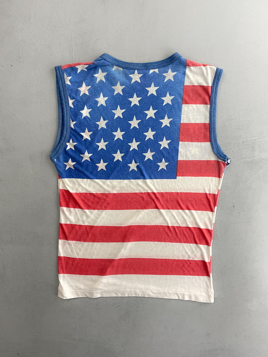 Faded Stars & Stripes Tank Top [M]