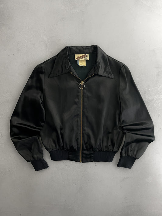 1970's 'Elvis' Satin Jacket [XS]