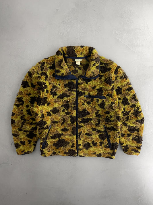 LL Bean Deep Pile Fleece Jacket [L/XL]