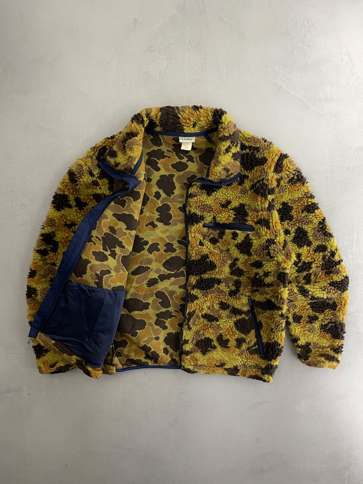 LL Bean Deep Pile Fleece Jacket [L/XL]