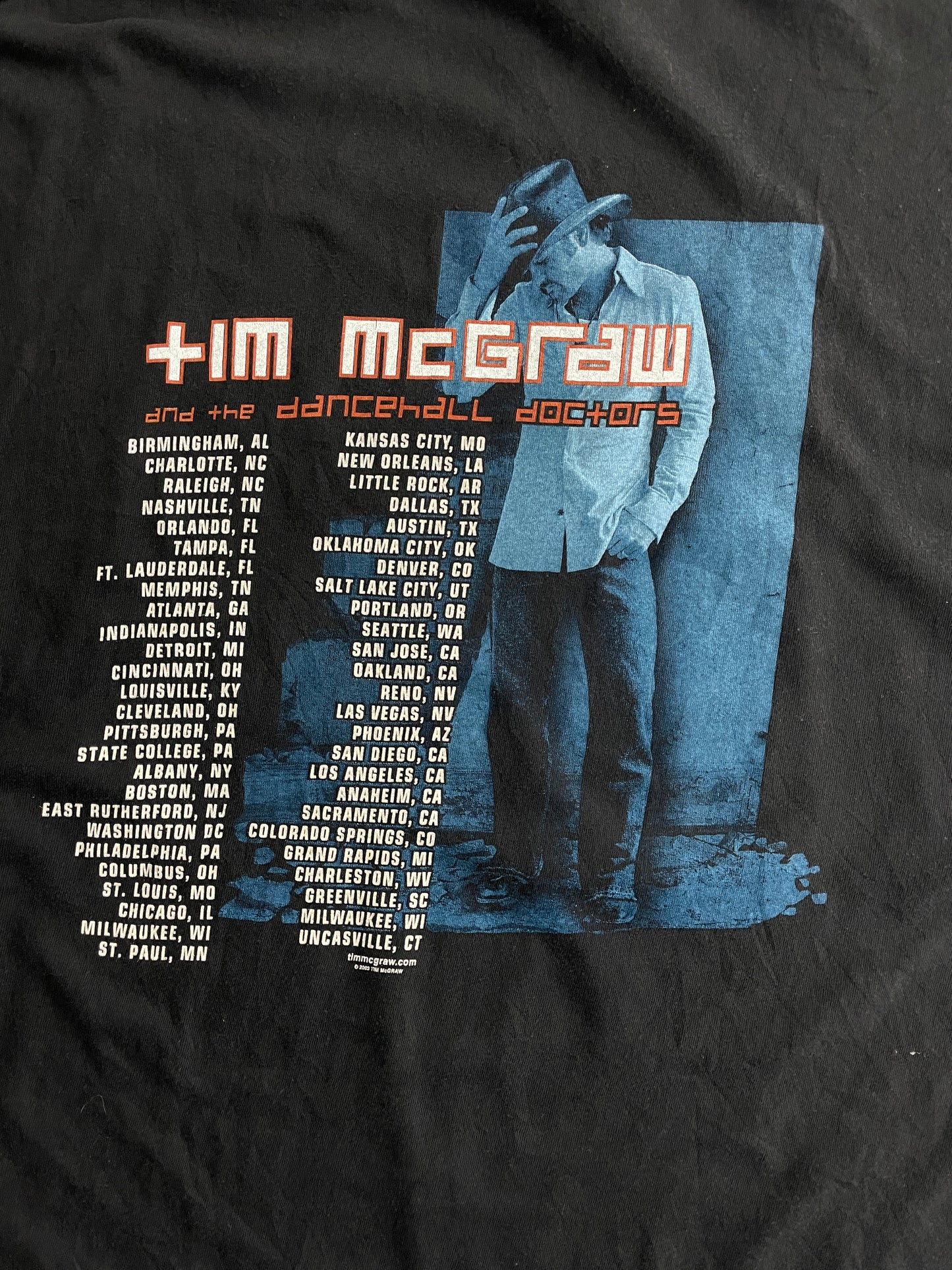 '03 Tim McGraw Tour Tee [XL]