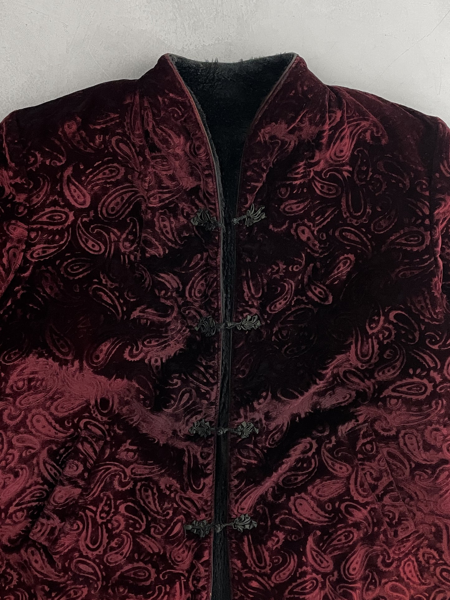 Paisley Velvet Smokers Jacket [M]