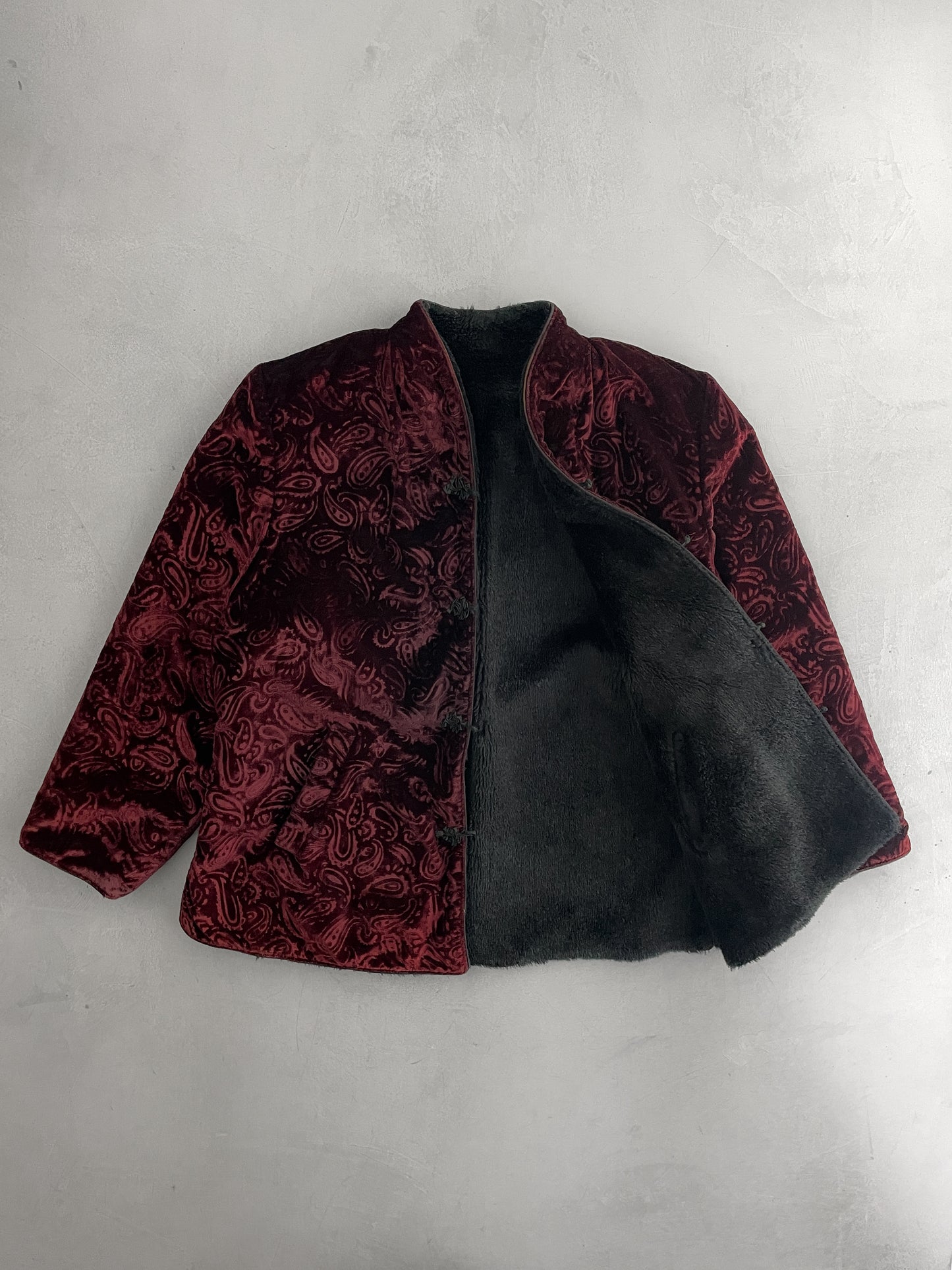 Paisley Velvet Smokers Jacket [M]
