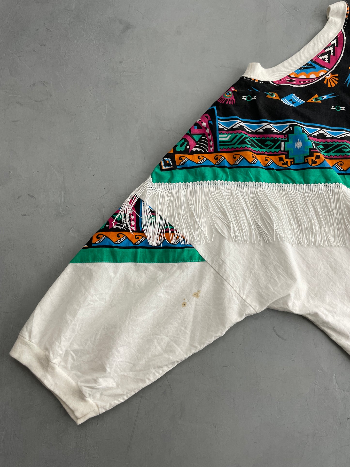 Aztec Print Tassel Pullover [XXL]