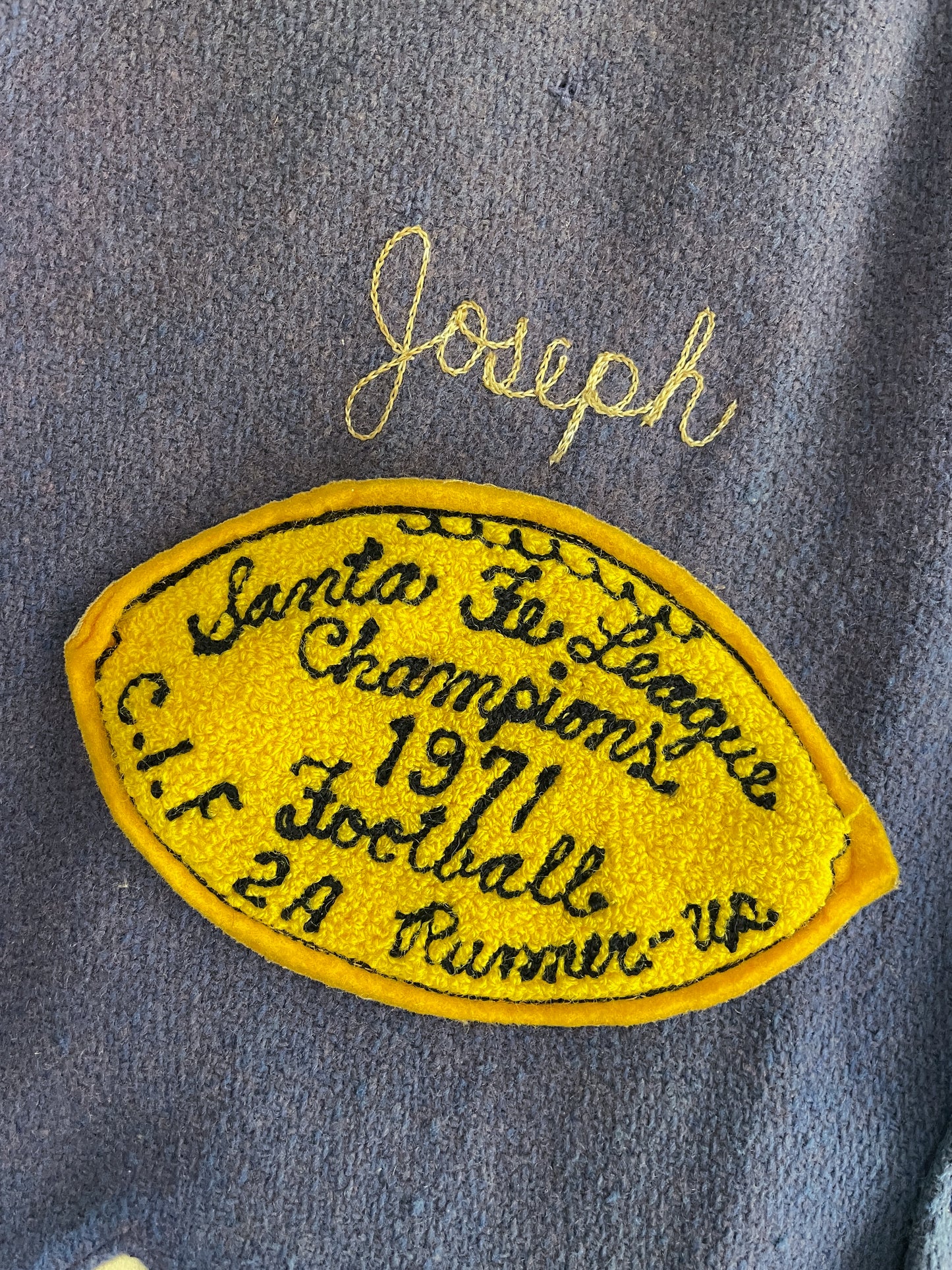 1970's Thrashed Santa Fe League Varsity Jacket [L]