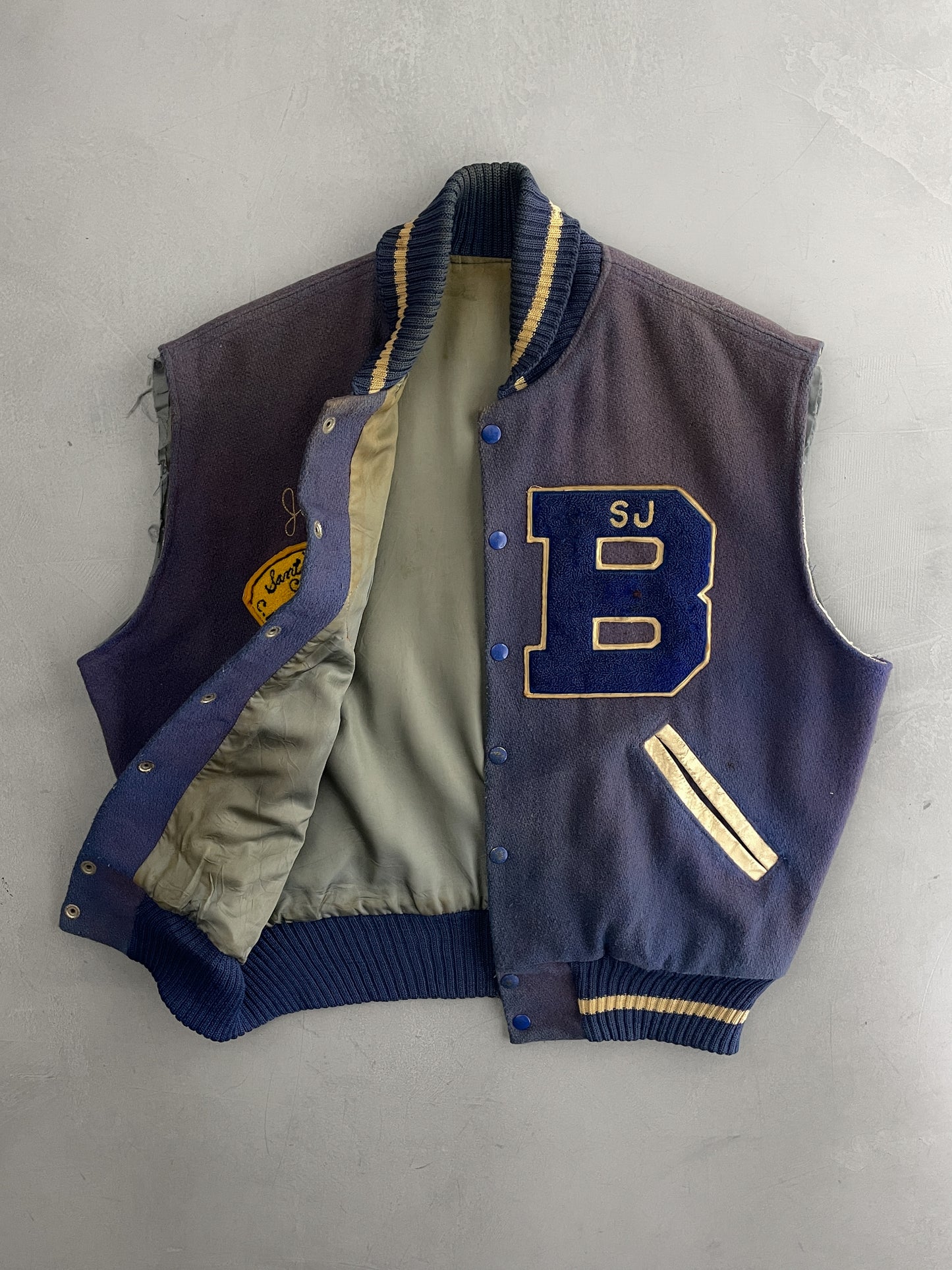 1970's Thrashed Santa Fe League Varsity Jacket [L]