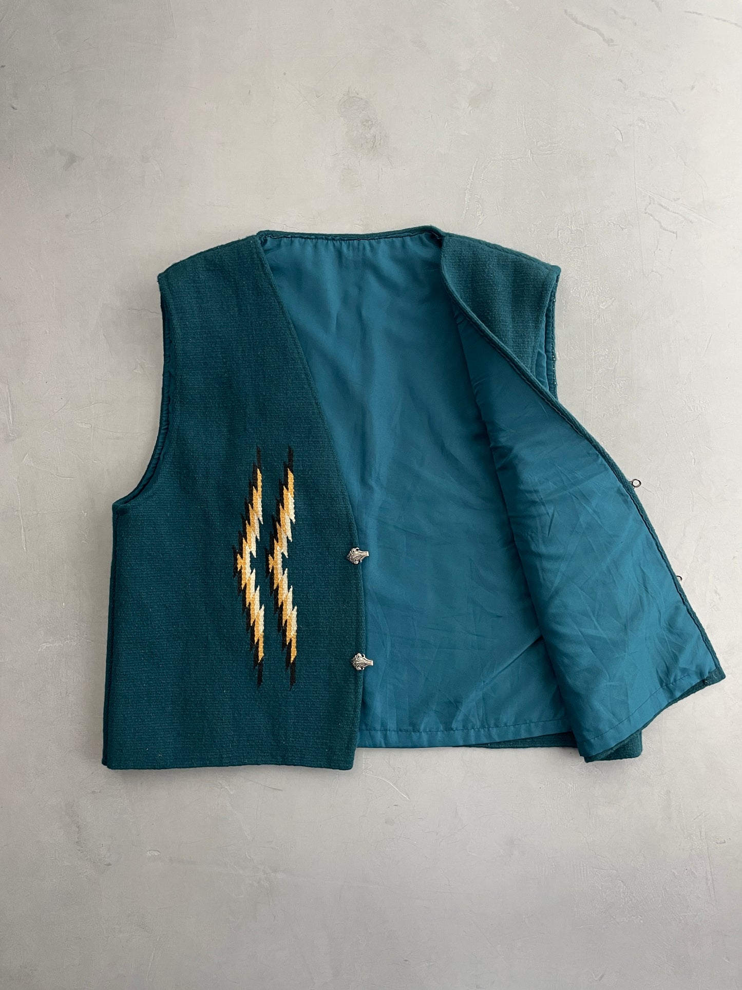 Chimayo Wool Blanket Vest [XL]