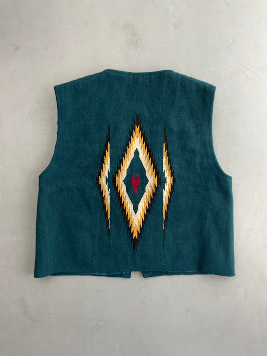 Chimayo Wool Blanket Vest [XL]