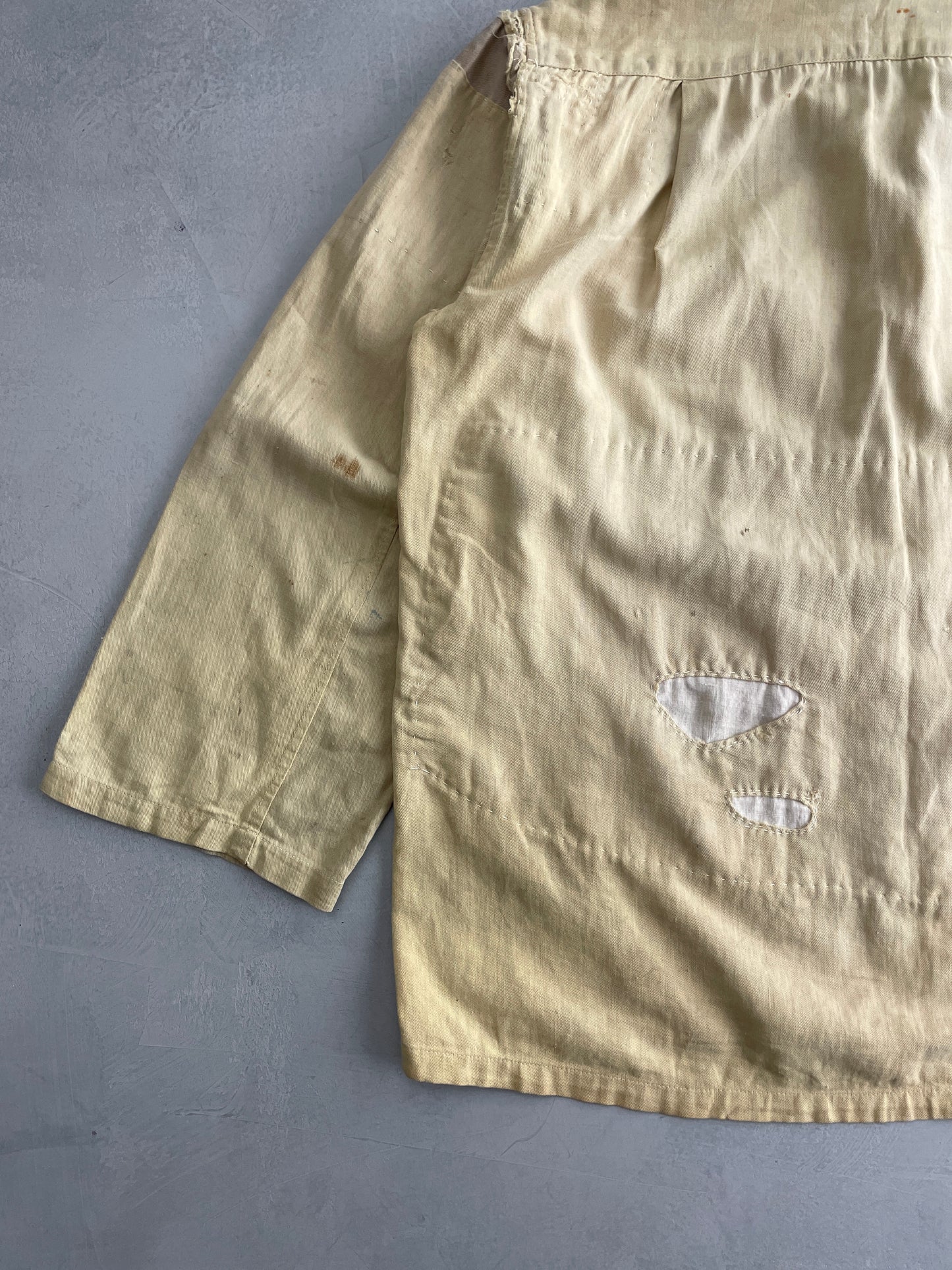 40's Japanese Patch/Repaired Work Shirt [S]