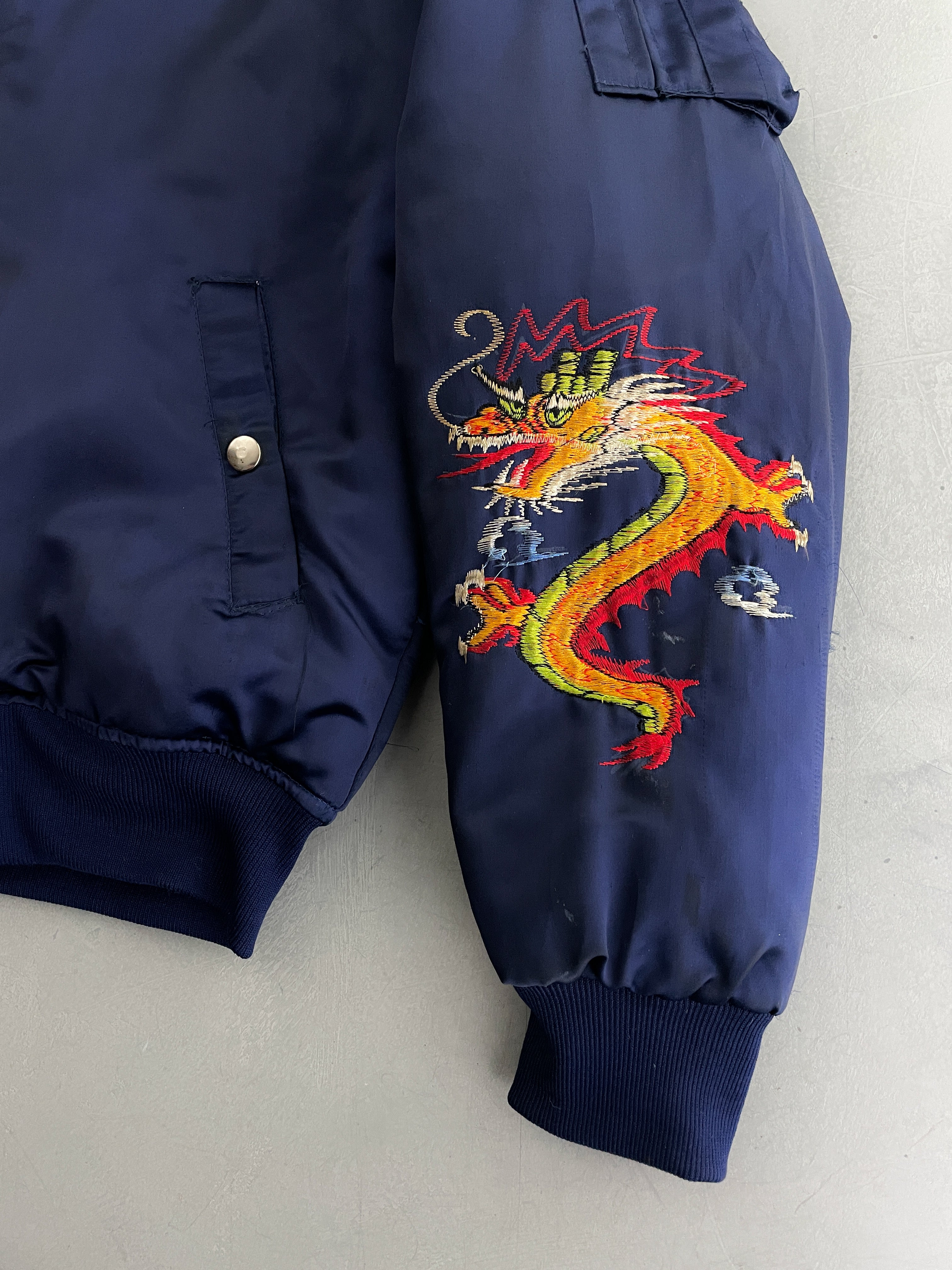 1980's Okinawa Japan Souvenir Jacket w Detachable Hood [L] – The