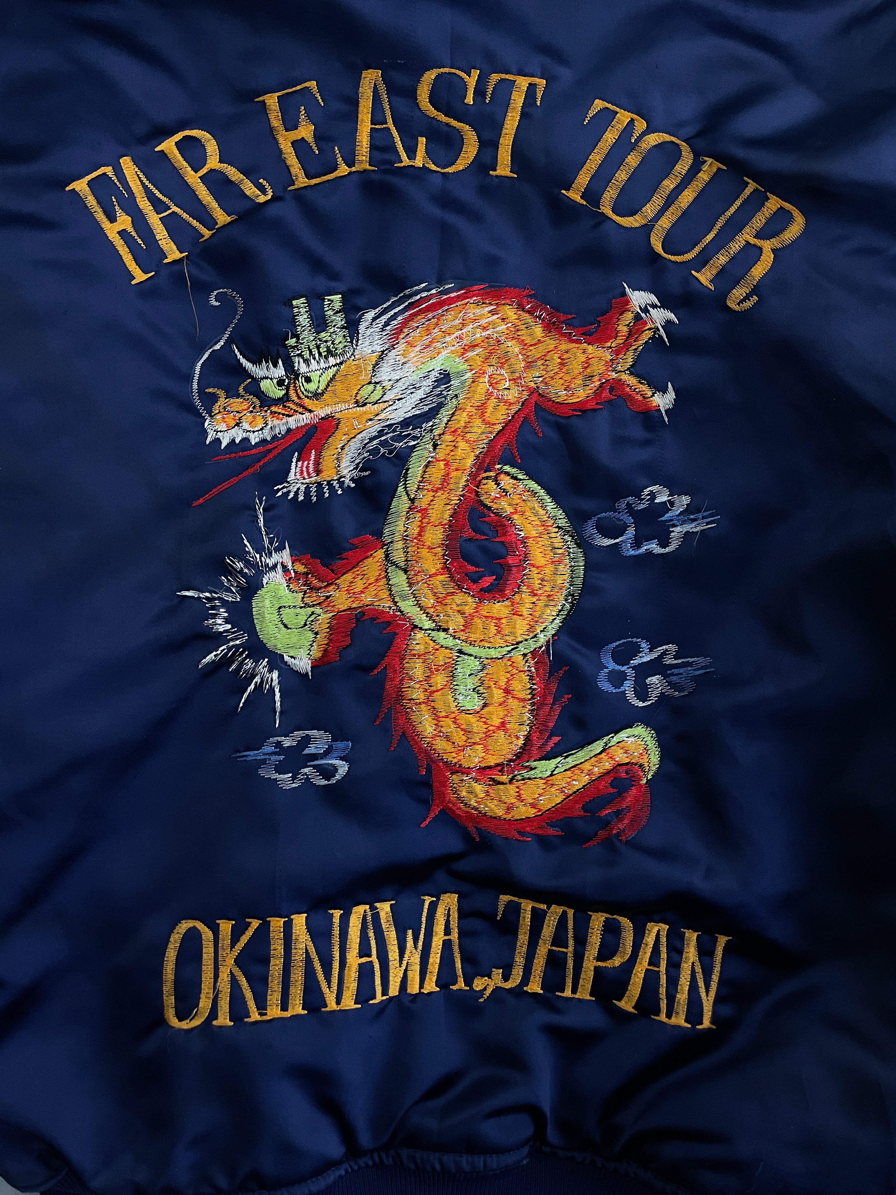 1980's Okinawa Japan Souvenir Jacket w Detachable Hood [L] – The