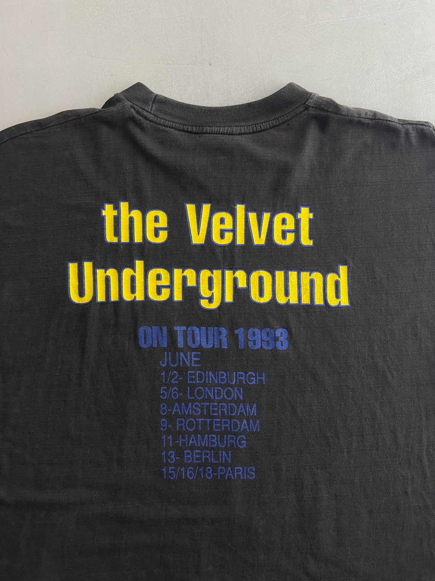 '93 The Velvet Underground 'Peel Slowly And See' Tour Tee [XL]