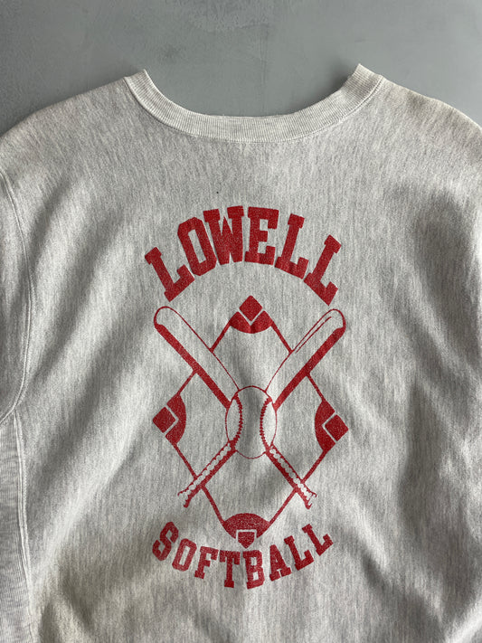 Lowell Softball Reverse Weave Style Sweatshirt [XL]