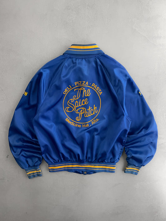 The Spice Patch Pizza Satin Bomber [L]