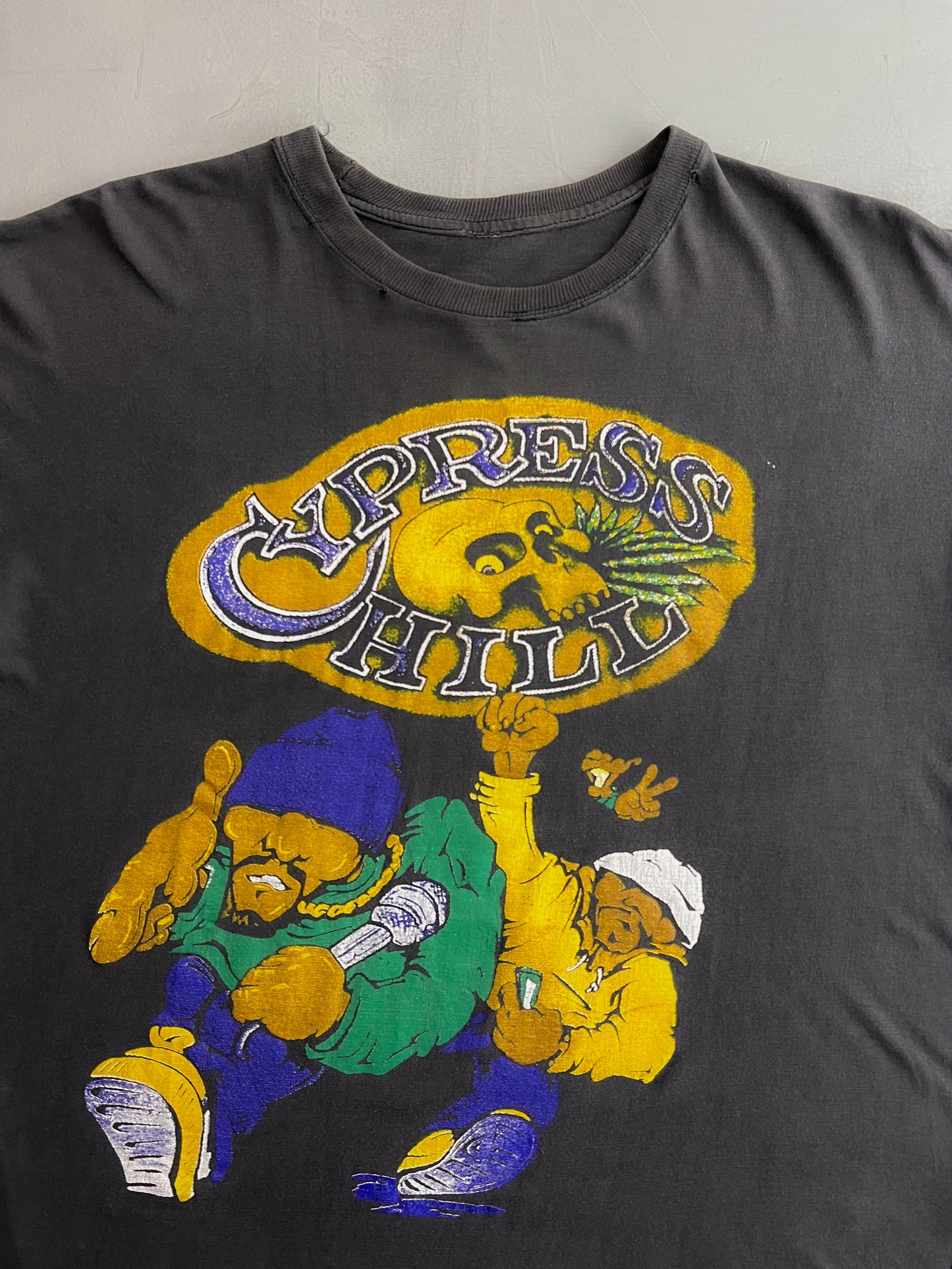 90's Faded Cypress Hill L.A. Spliffsters... Tee [XL]