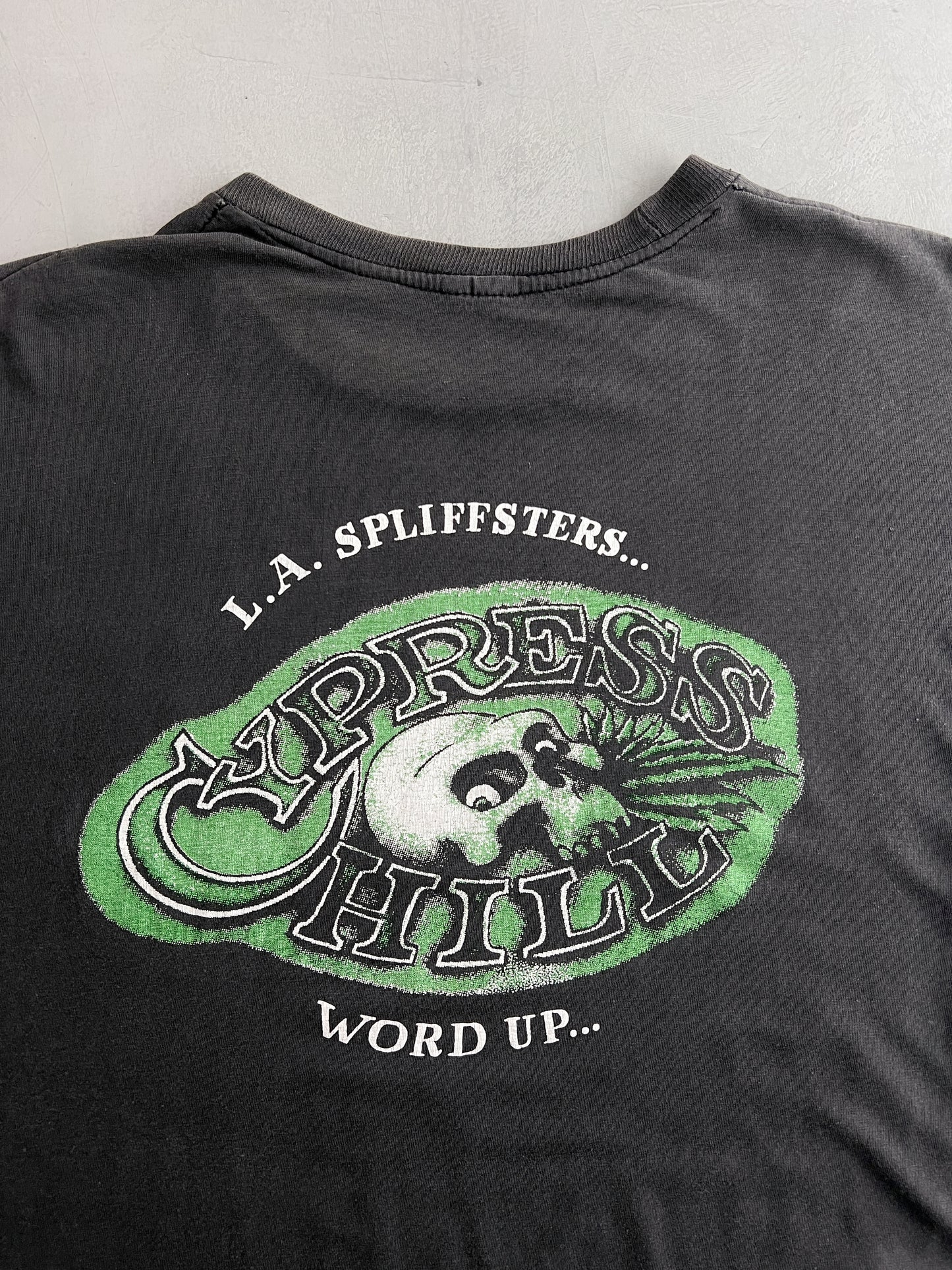 90's Faded Cypress Hill L.A. Spliffsters... Tee [XL]