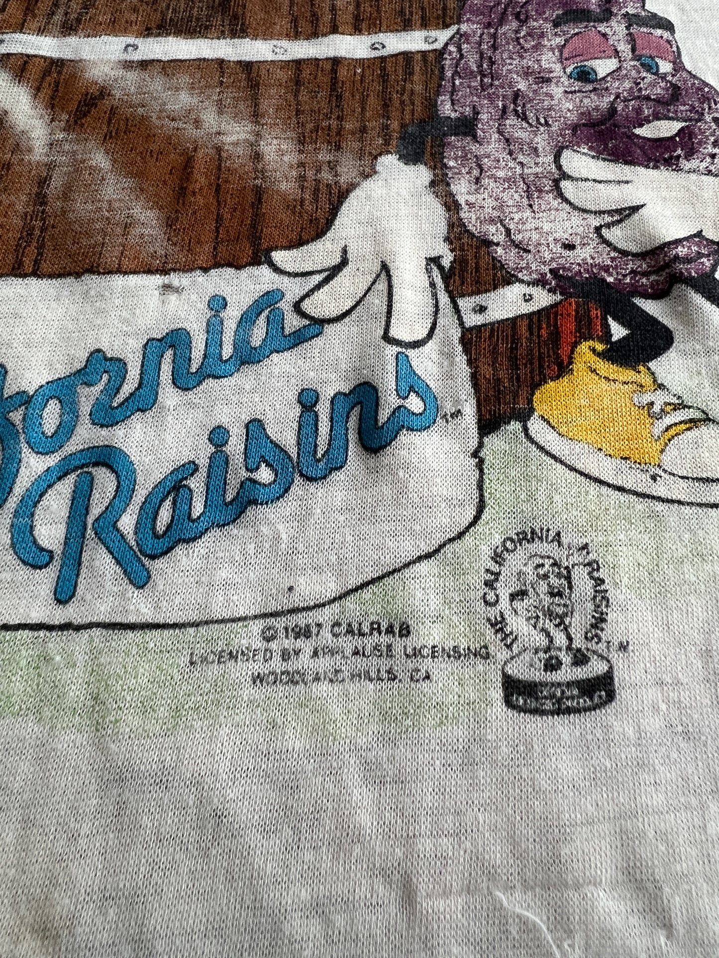 1980's Paper Thin California Raisins Tee [XL]