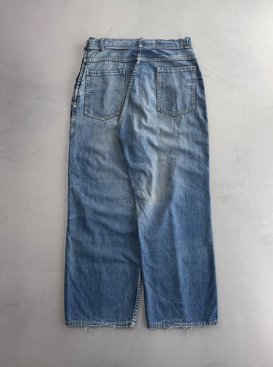 50's/60's Pyk's Side-Zip Jeans [32"]
