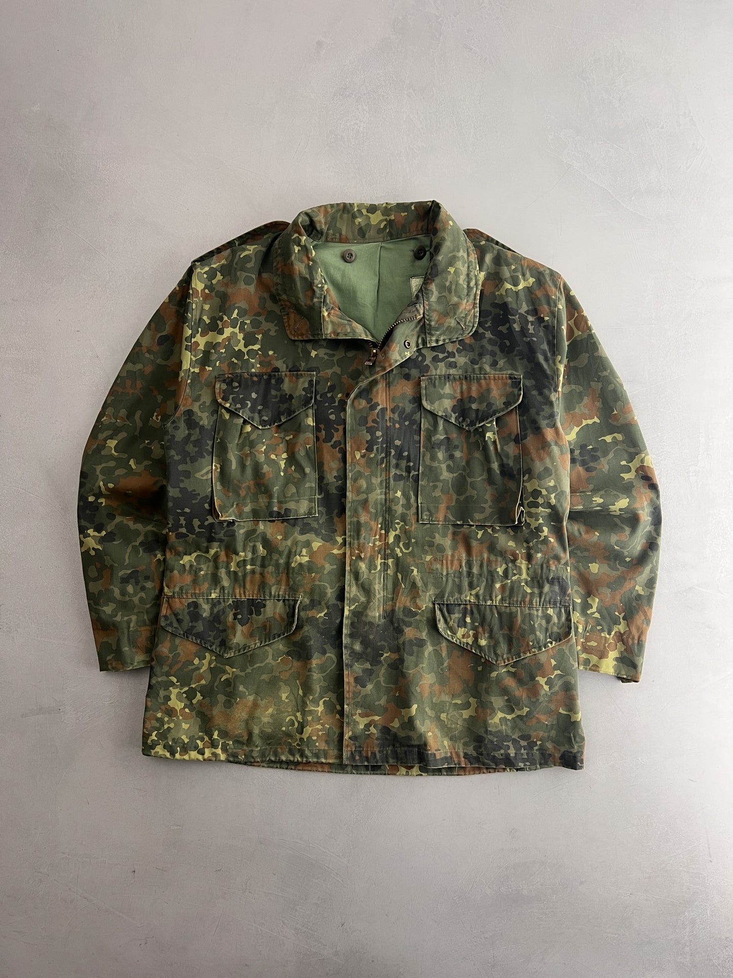 Flecktarn Camo M-65 Field Jacket [L]