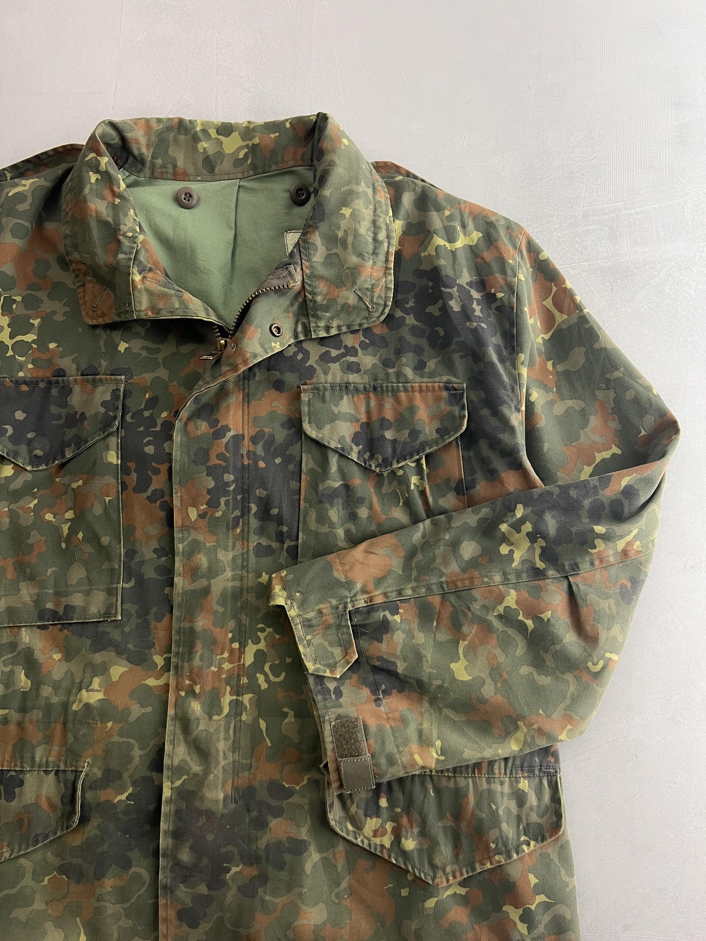 Flecktarn Camo M-65 Field Jacket [L]