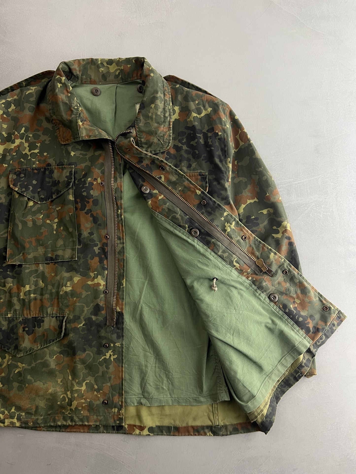 Flecktarn Camo M-65 Field Jacket [L]