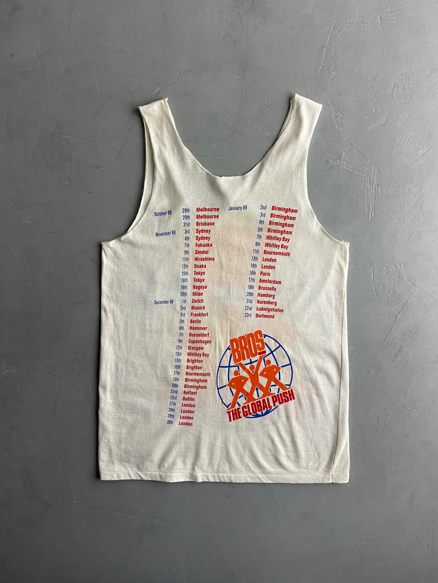 '88 Bro's 'The Global Push' Tank Top [S]