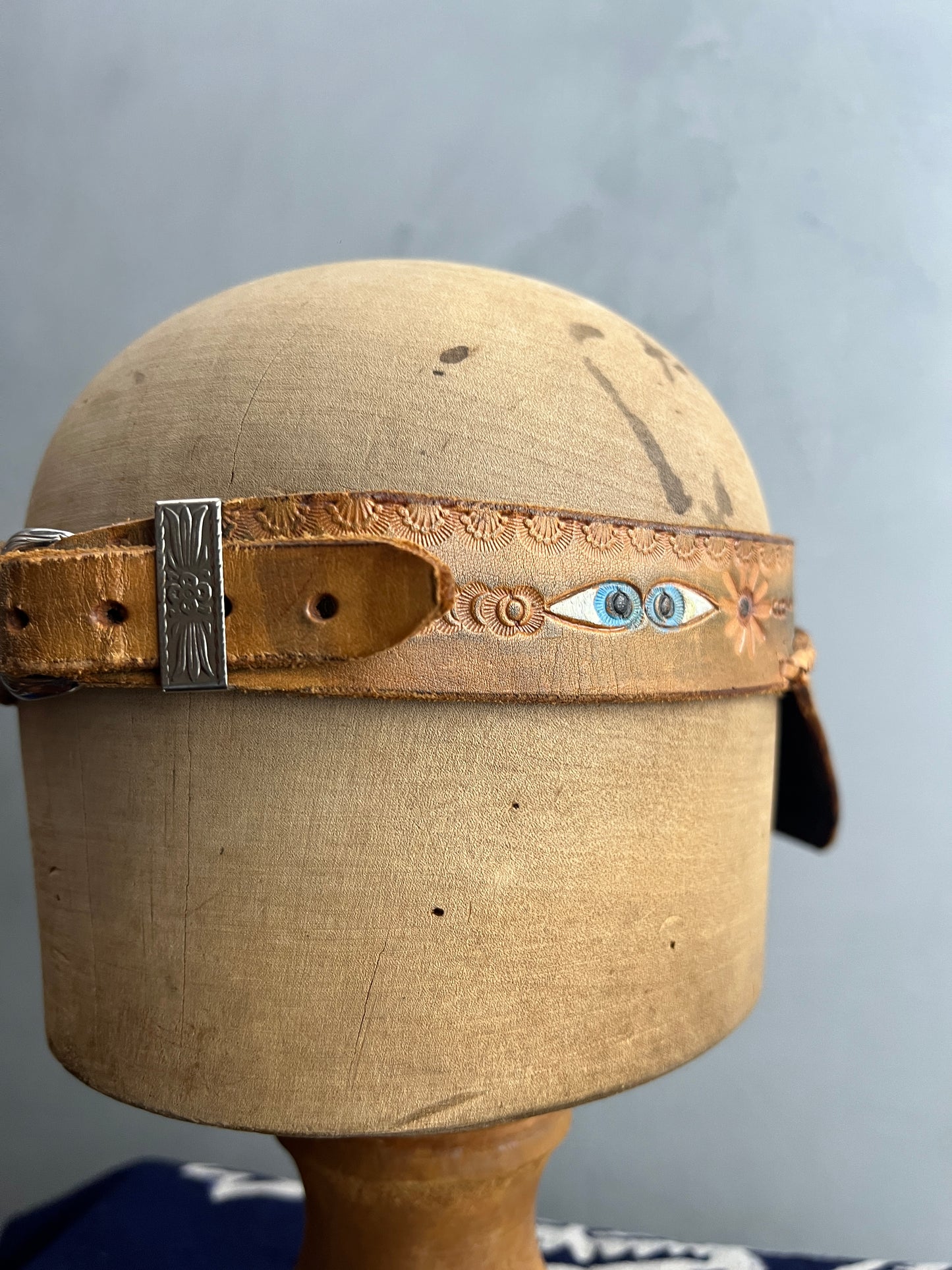 Hand-Tooled Lake Merwin Visor