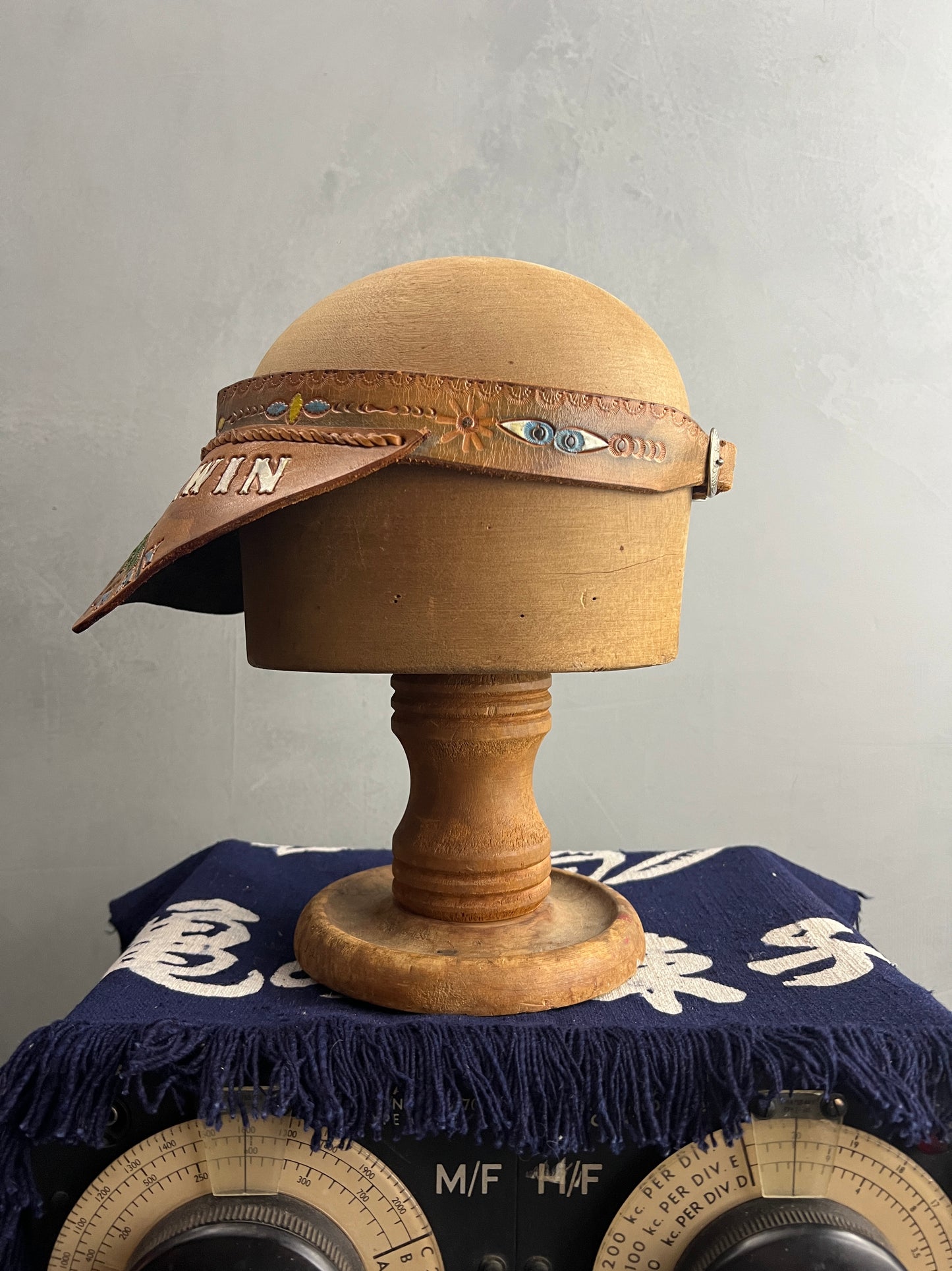 Hand-Tooled Lake Merwin Visor