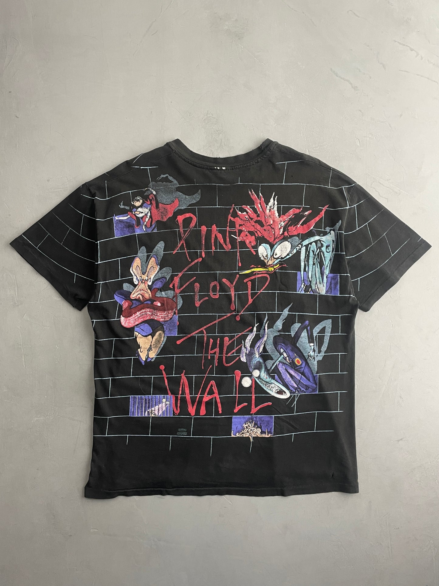 90's Pink Floyd The Wall AOP Tee [XL]