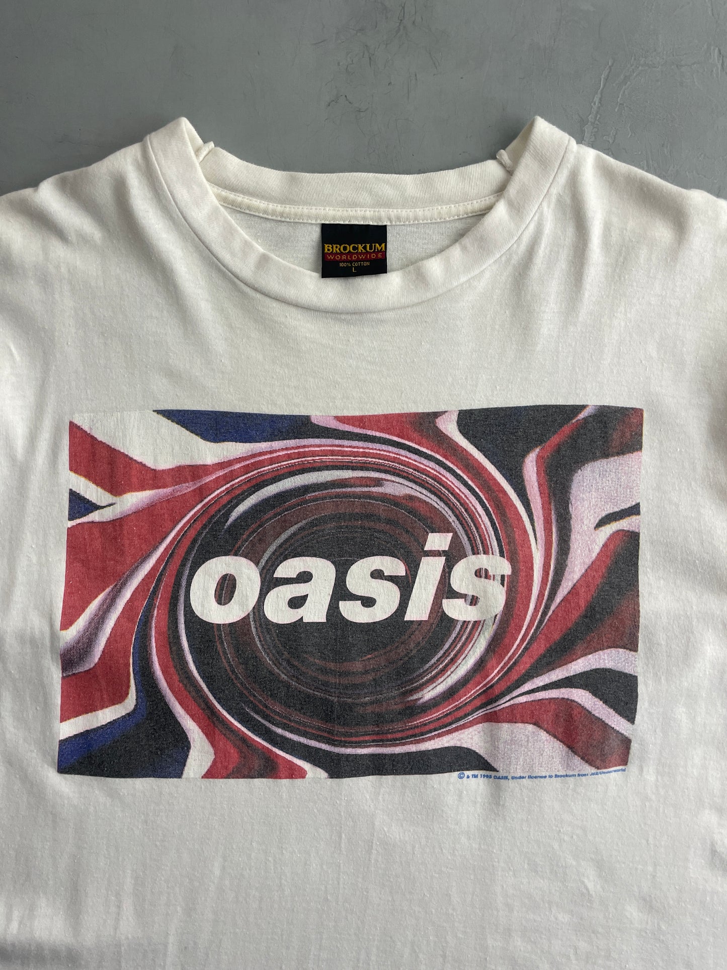 '95 Oasis Union Jack Tee [L]