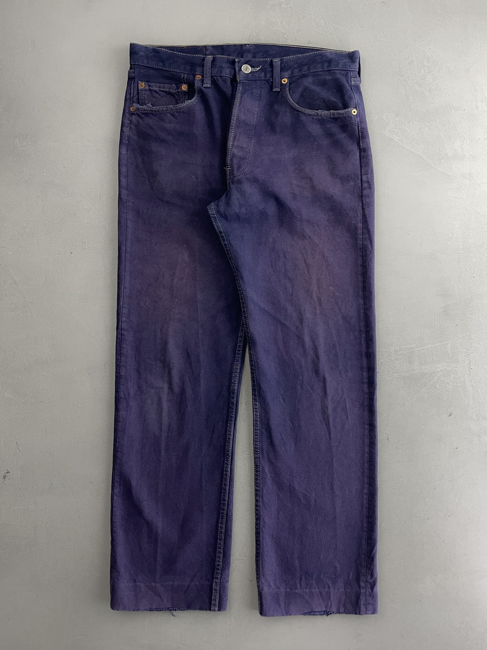 Indigo Dyed Made in USA Levi's 501's [30"]