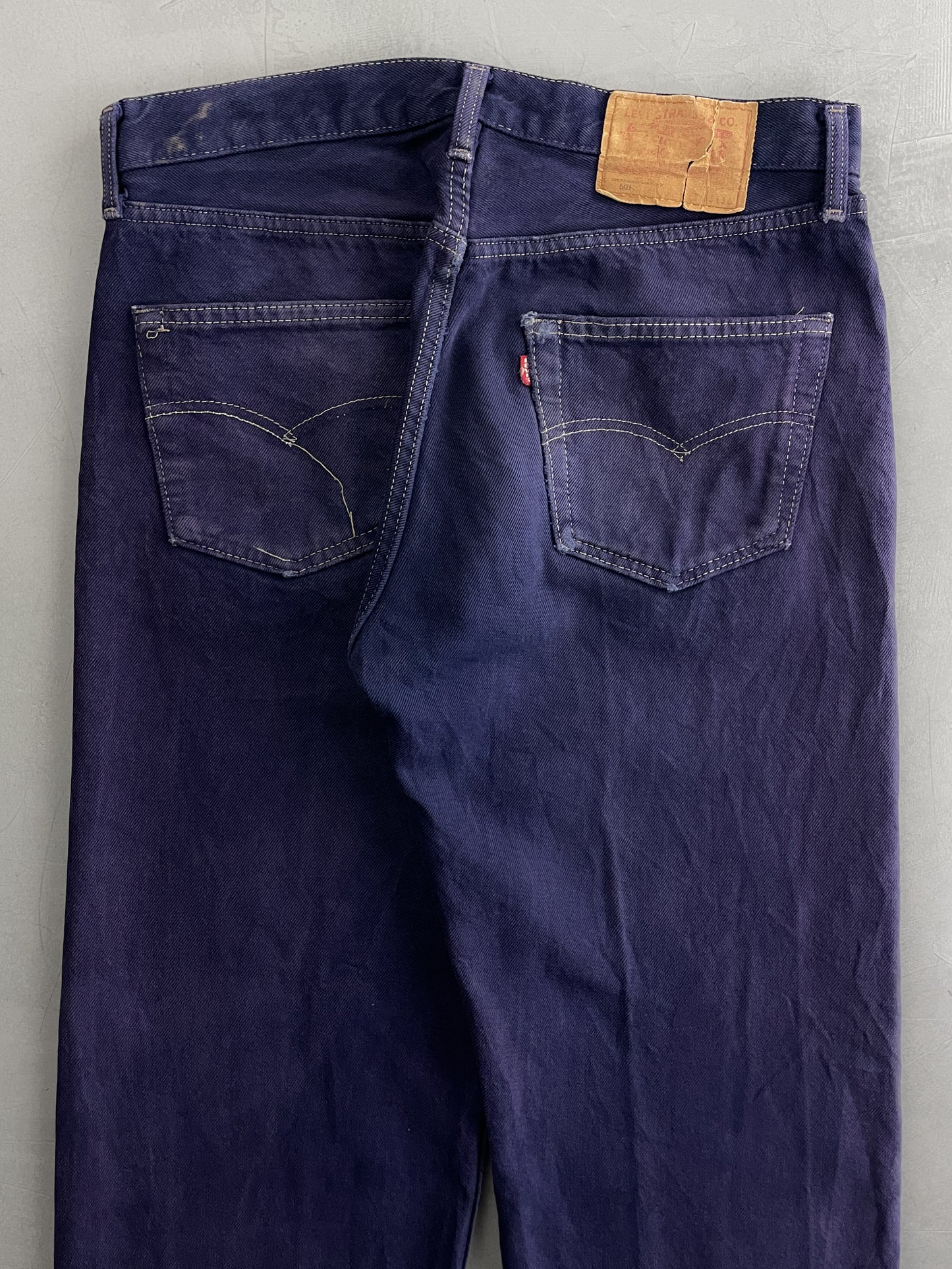 Indigo Dyed Made in USA Levi's 501's [30"]