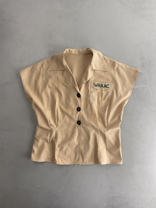 1950's Aus Army Cotton Shirt [S]