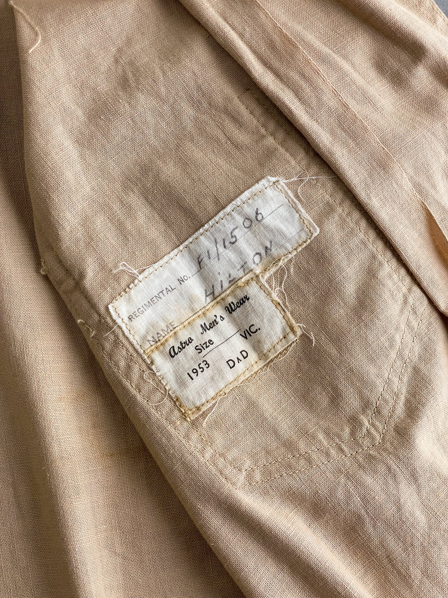 1950's Aus Army Cotton Shirt [S]