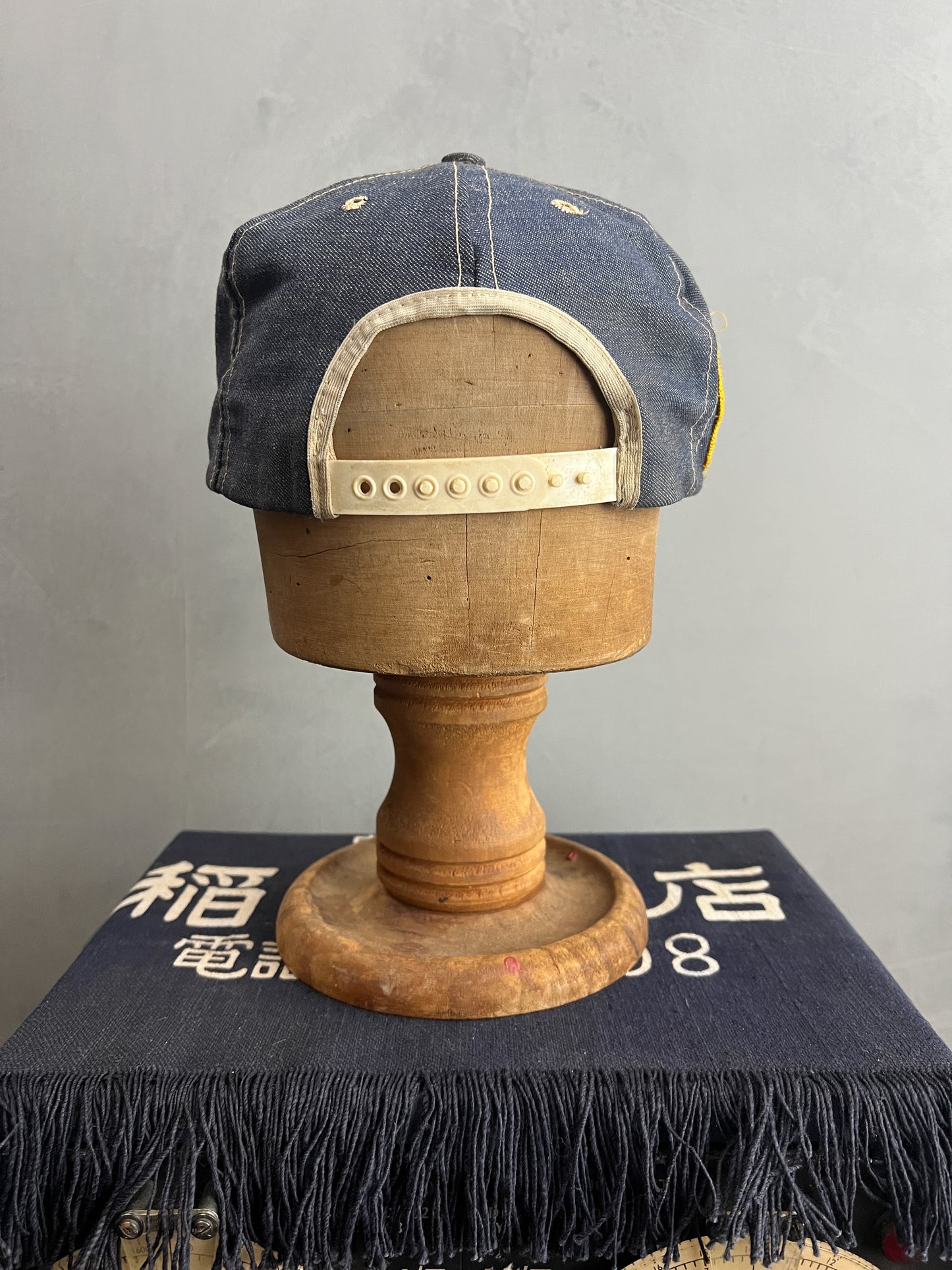 Patched Denim Cap