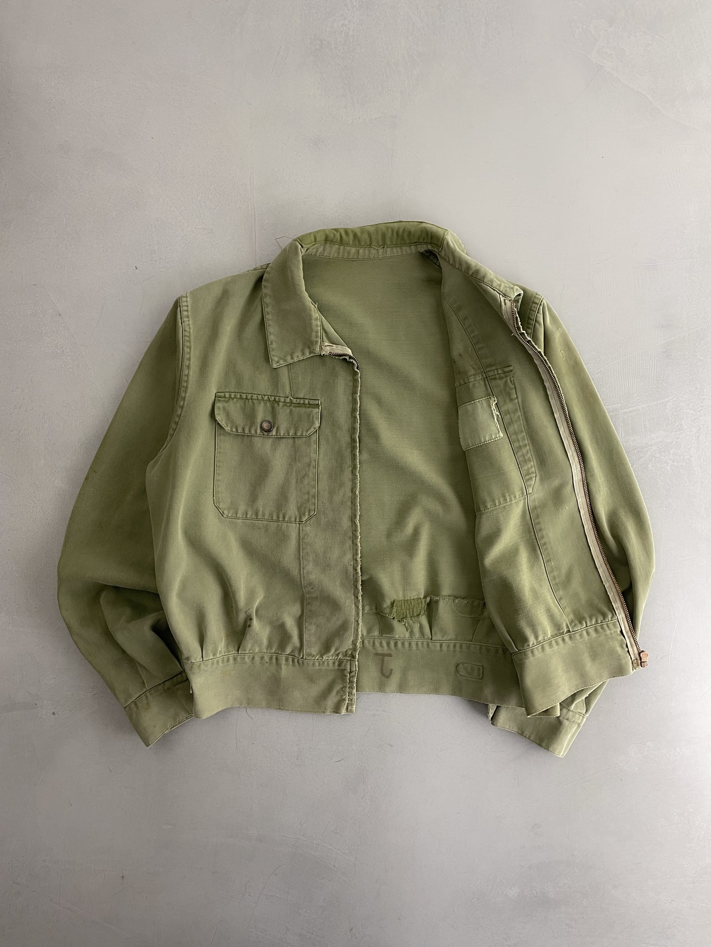 1970's Aus Army Zip Jacket [L]