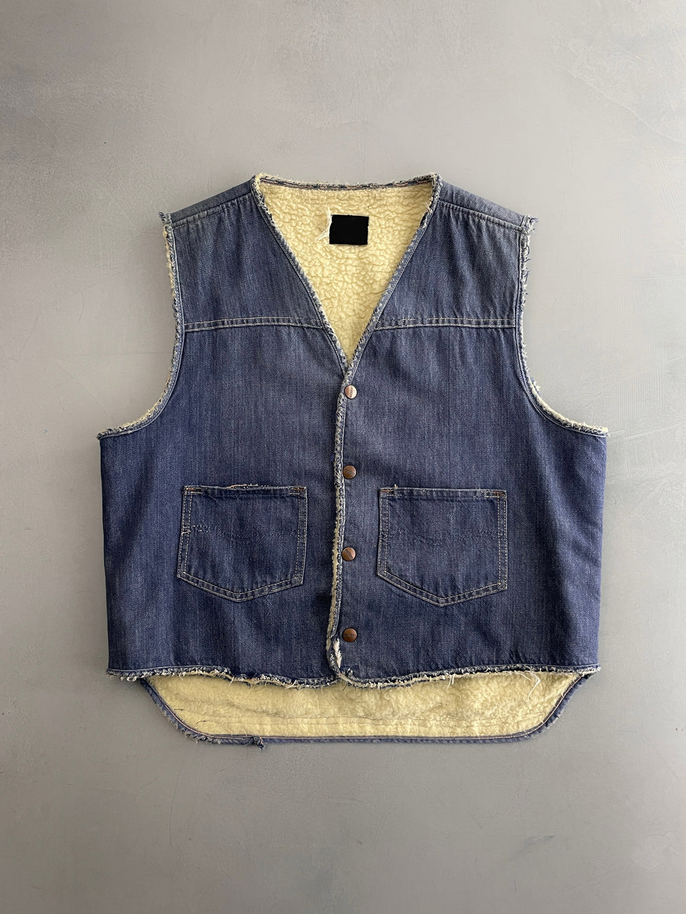 Faded Roebuck Shearling Vest [M/L]